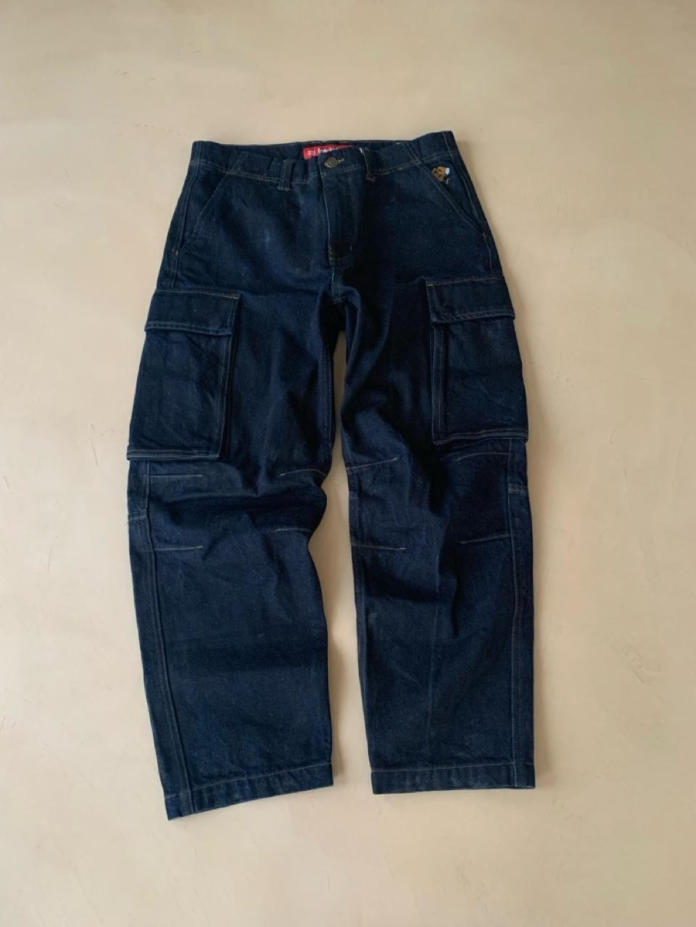 Loviah baggy jeans wax coated